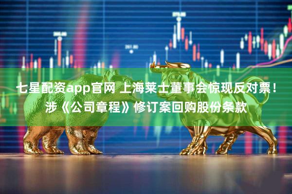 七星配资app官网 上海莱士董事会惊现反对票！涉《公司章程》修订案回购股份条款