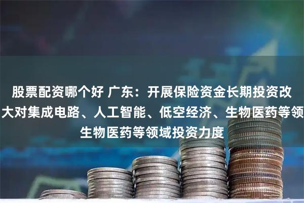 股票配资哪个好 广东：开展保险资金长期投资改革试点，加大对集成电路、人工智能、低空经济、生物医药等领域投资力度